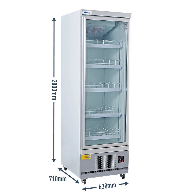Pepsi Beverage Refrigerator With Glass Door Commercial Beverage Freezer Refrigeration Equipment