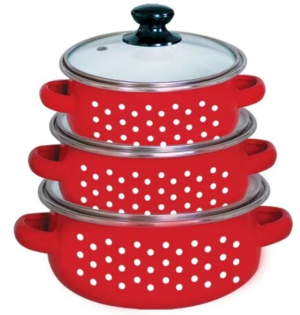 AVON Ollas De Peltre ENAMEL THICK QUALITY BELLY SOUP POT MINI SMALL SIZE PERIUK KECIL WITH HANDLE 12CM/14CM/16CM OLLAS DE PELTRE
