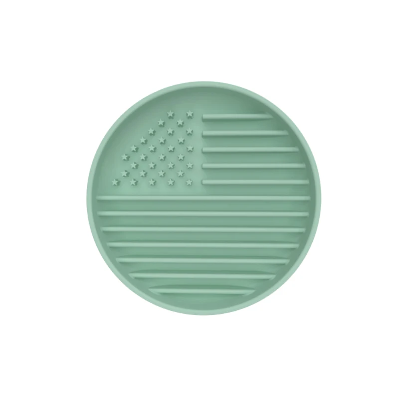 Custom Silicone Dog Lick Bowl Non-Slip Pet Slow Food Bowl Dog Cat Food Feeding Silicone Mat