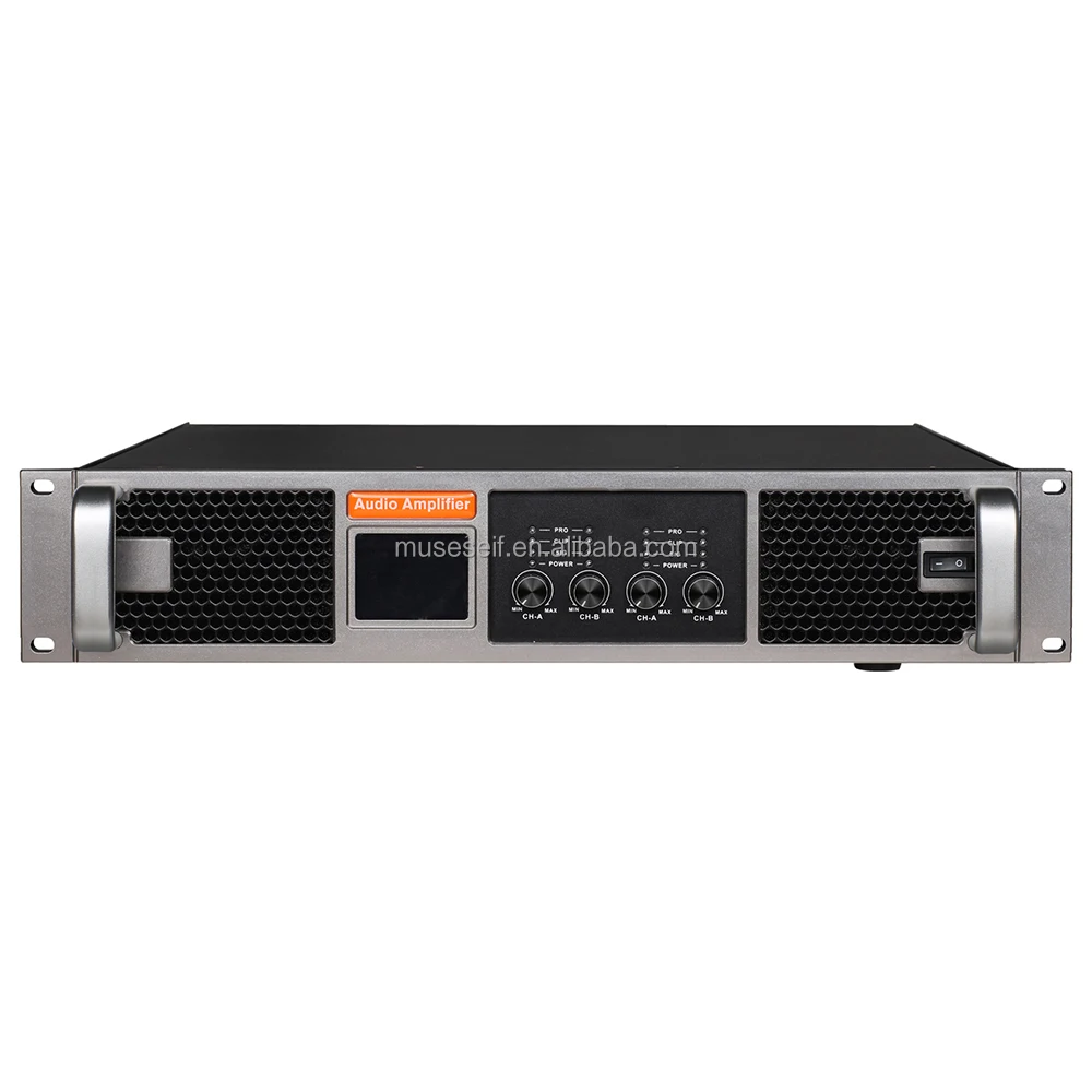 \ High Quality Class H Audio Power Amplifier RX-48 800W 4 Channel Stereo Audio Power Amplifier for Stage DJ