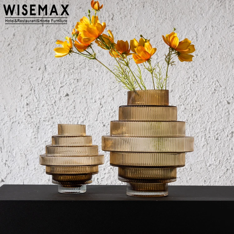 Современная Скандинавская мебель WISEMAX для простого ресторана домашний декор крутые стеклянные цветочные вазы