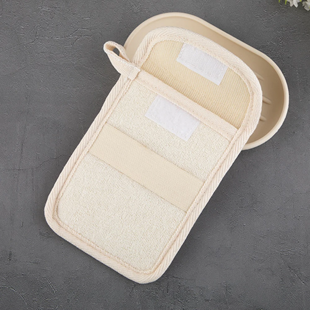 Flip Up Soap Bag Foaming Net Bath Towel Handmade Soap Storage Bag Cleaning Face Bath Body Cloth