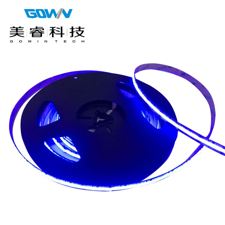 Multi-colors High Density 10MM PCB DC12V 24V  840led/m  RGB Cob Led Strip