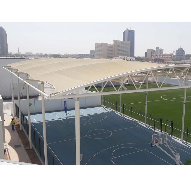 Высококачественная уличная спортивная палатка для стадиона PVDF мембранная структура баскетбольного поля теннисный корт Арена полевая