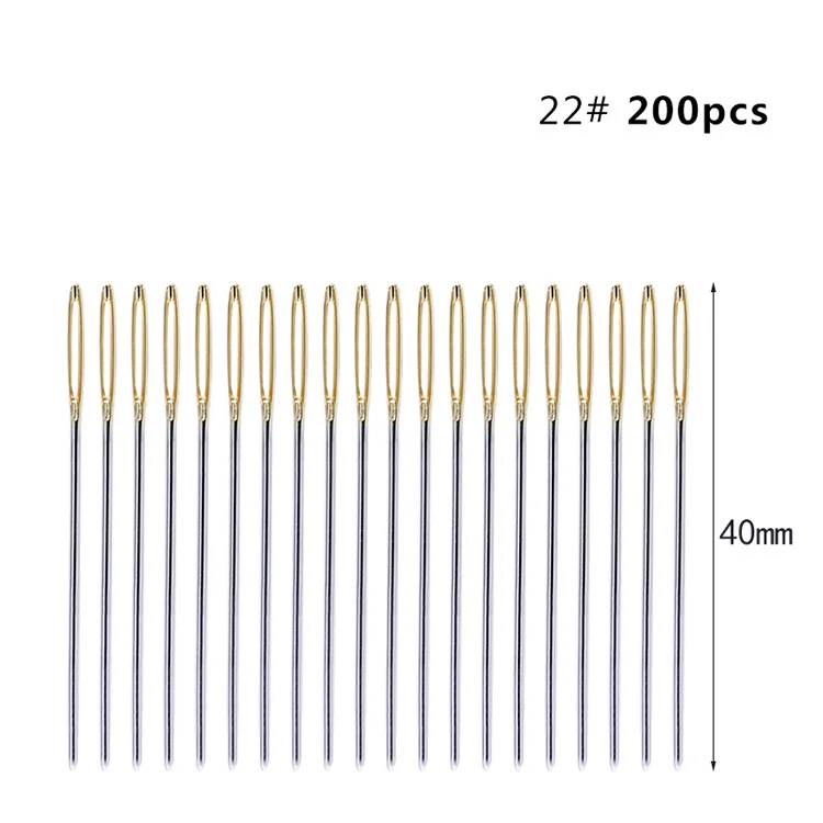 High Quality Stainless Steel Ordinary embroidery needle gold tail cross stitch needle