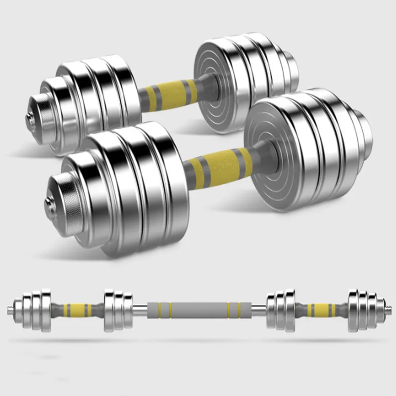
Hot sell Custom 10kg-40kg Adjustable dumbbell set Foam handle weight barbell set 