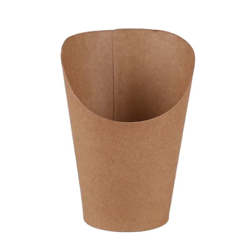 High-Quality Paper Fry Chips Cup Custom Printed Disposable Egg Puff Paper Cups