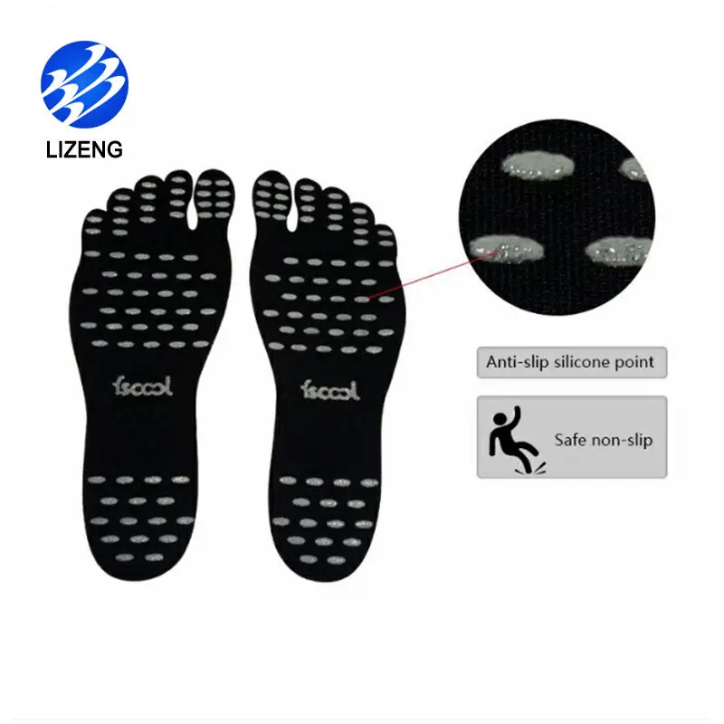 2024 Newest Summer Holiday Beach Waterproof Foot Paste Sticker Insoles