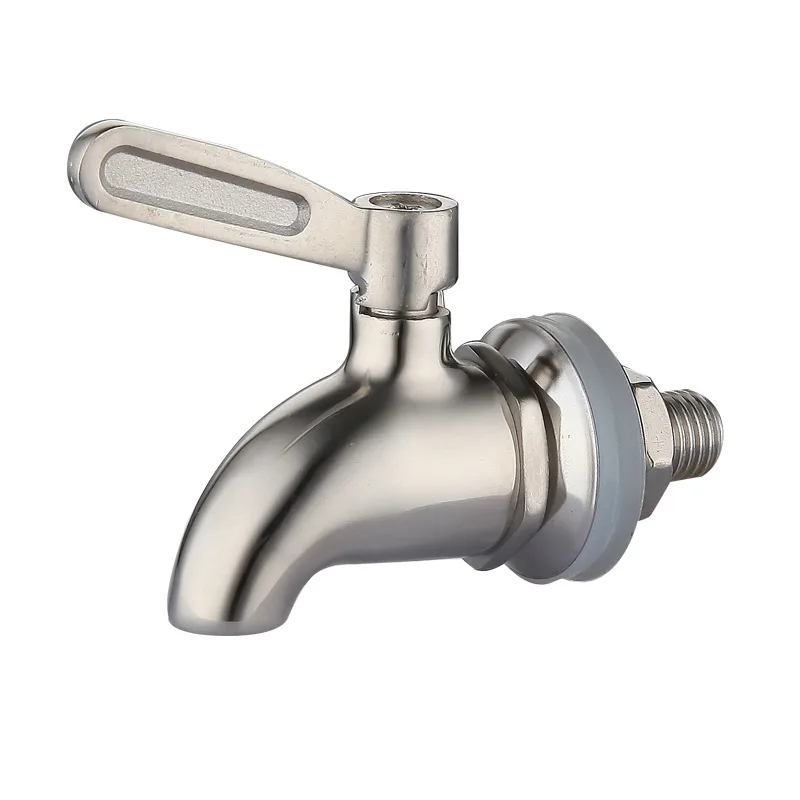 Stainless Steel Polished Finished Beverage Dispenser Replacement Spigot