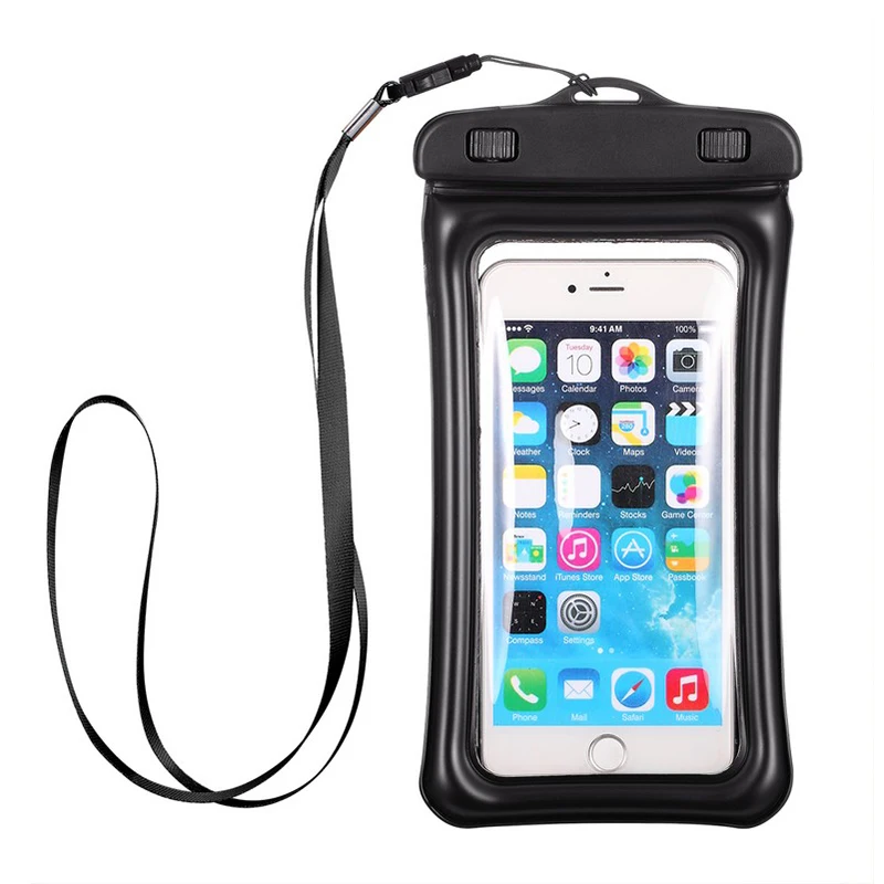 CE Certified Waterproof Swimming Bag Mobile Phone Case Cover Dry Pouch Universal Diving Waterproof Phone Bag