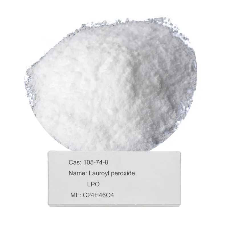 Dilauroyl peroxide Lauroyl CAS No. 105-74-8 C24H46O4 LPO 98% CH3(CH2)10COOOOC(CH2)10CH3