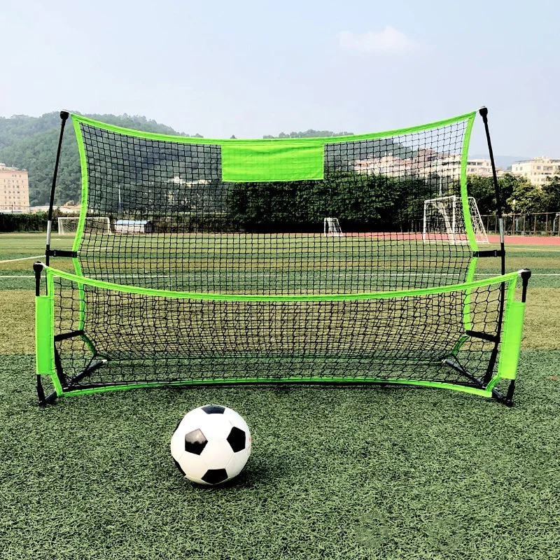 Manufacturer Wholesale Durable Portable Folding 210*120Cm Open Goaaal Soccer Goal Rebounder To Training