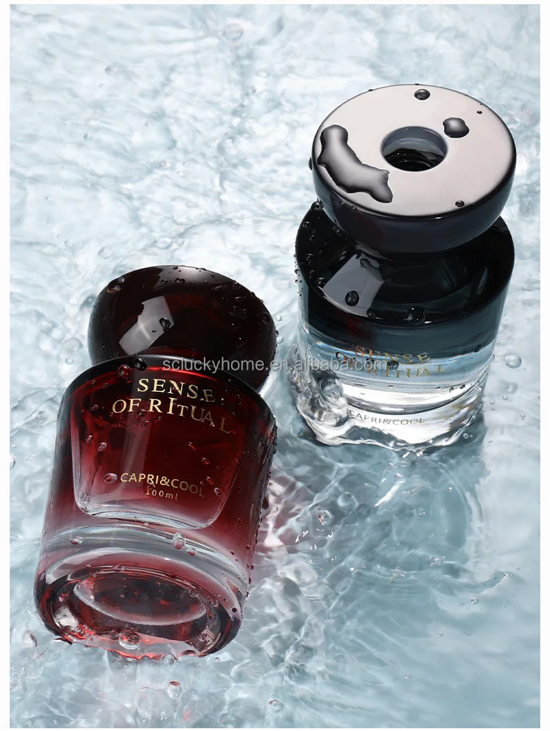 high-end Flameless aroma rattan fragrance essential oil simple niche long-lasting fragrance bedroom and living room ornaments