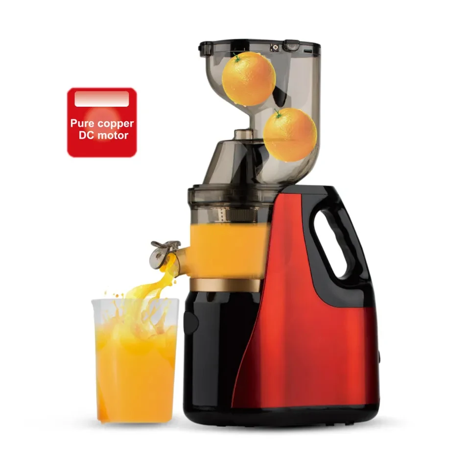 Classic Juicer Machine Wide Chute Cold Press Juice Extractor Slow Masticating Juicer with Reverse Function