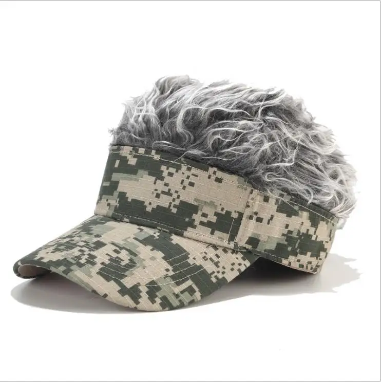 Hot Sale New Camouflage Wigs Street Style Hat And Baseball