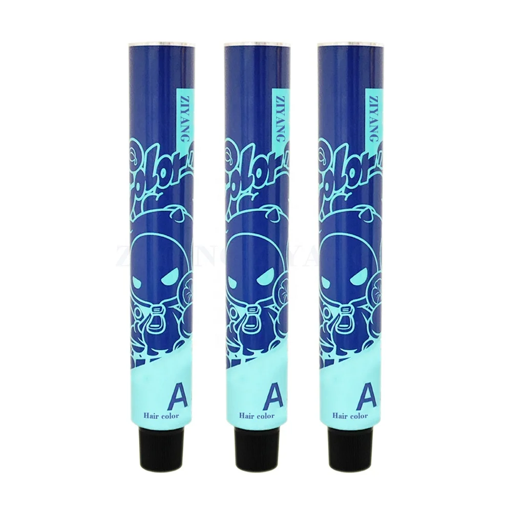 Factory Hair Dye Aluminum Tube Professional Production Aluminum Tube Packaging