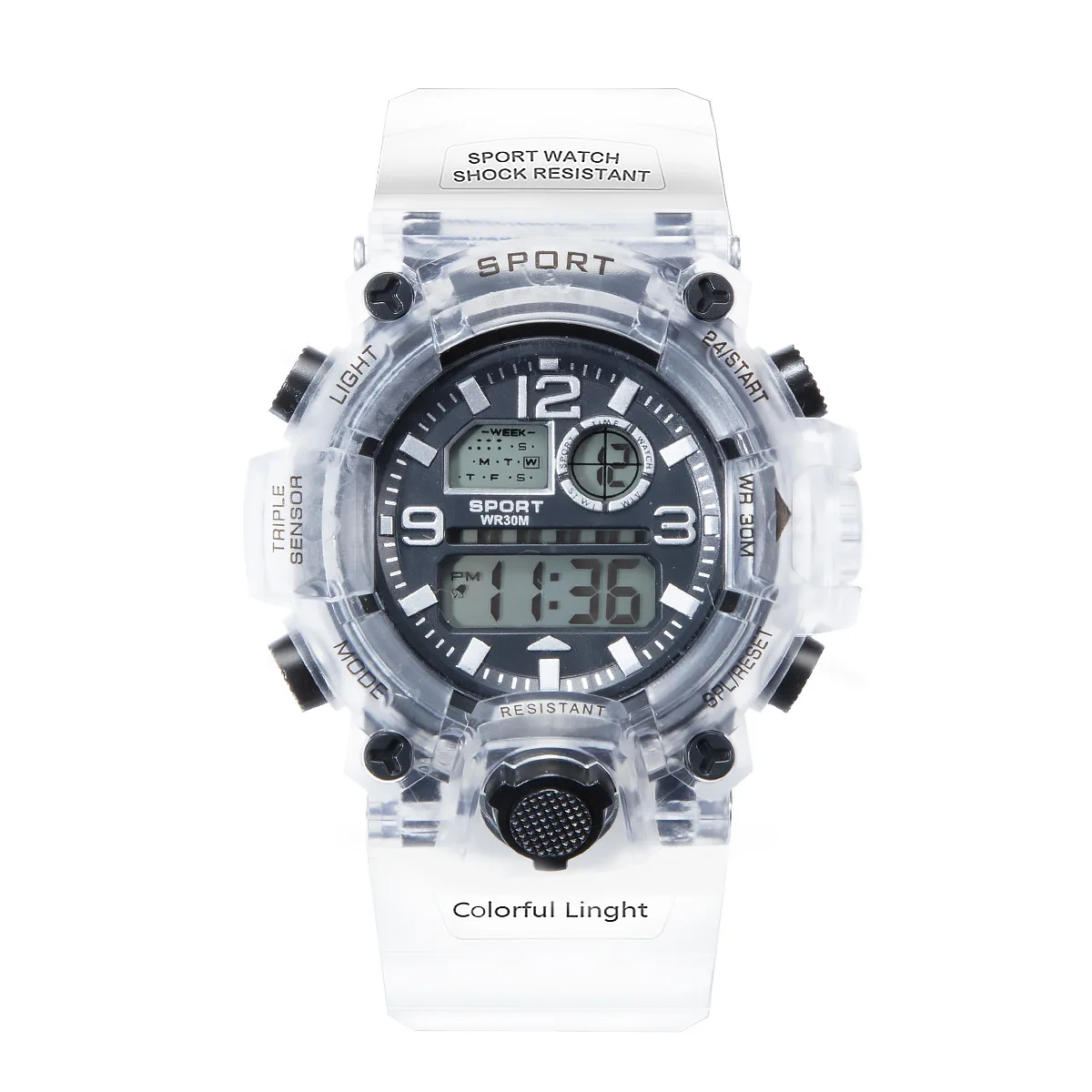 High Fashion Sport Watch Electronic Multifunction Student Watches