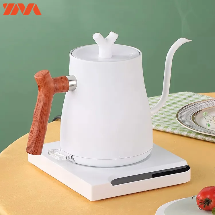 Manufactory Electric Coffee Pot Electric Tea Kettle Long Neck Spout Kettle High Limit Kettle for Sale