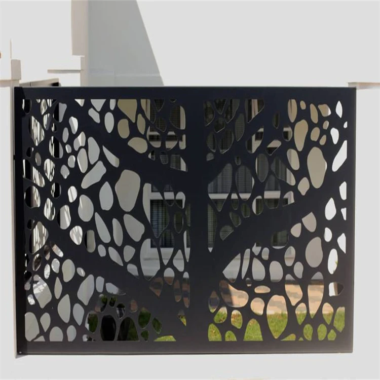 pictures galvanized luxury little laser cut fence led solar lamp for garden steel fence yard panels pole