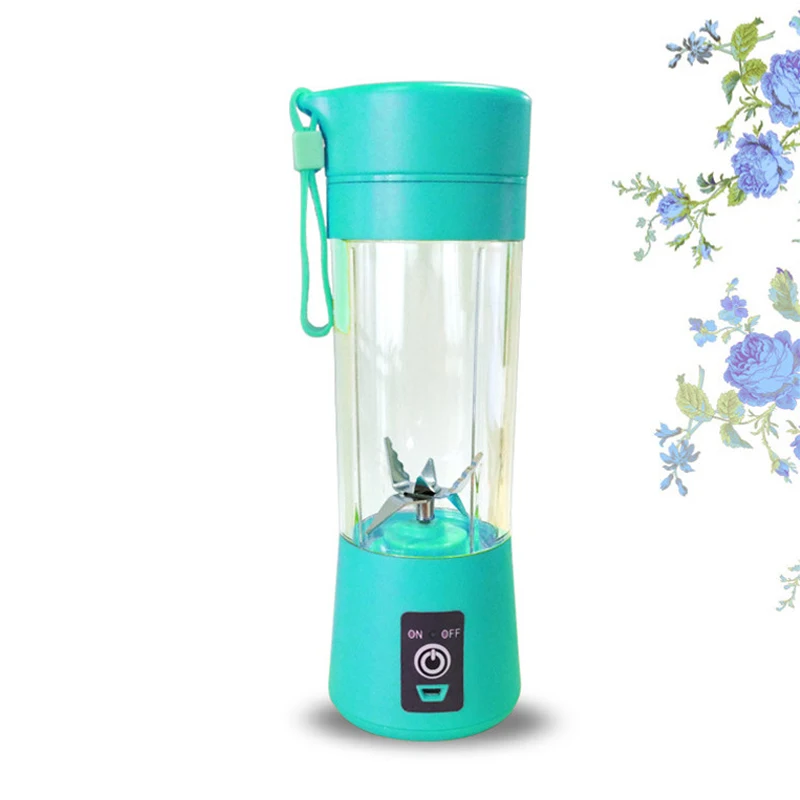 400ml Portable Juicer with mixed 2 4 6 blades much colors option squeeze juice quickly