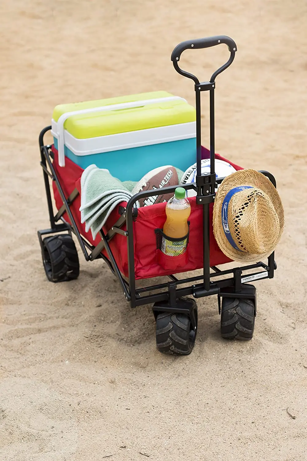 folding camping trolley 4 wheel beach table trolley cart camping folding wagon