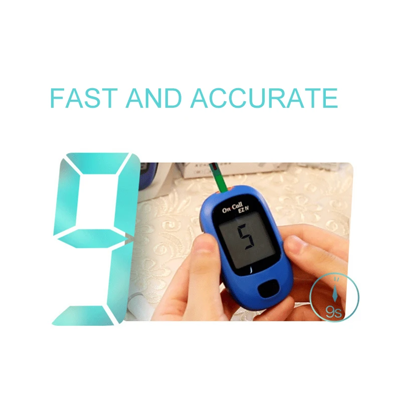 
2020 new products portable home use blood glucose monitoring system smart blood glucose metertest blood sugar machine 