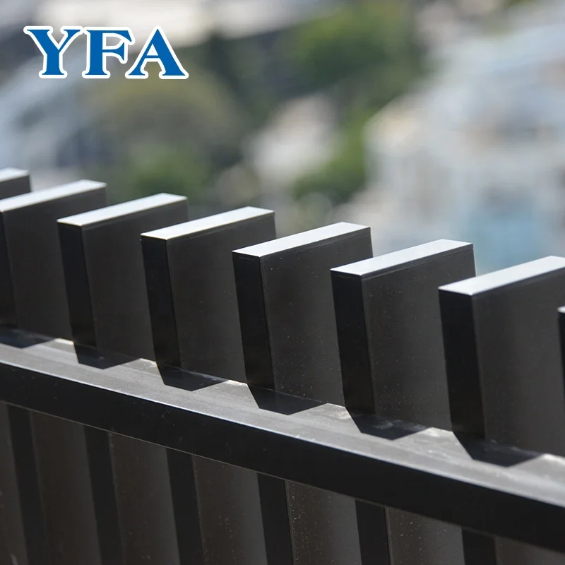 New style customized square pipe balcony balustrade