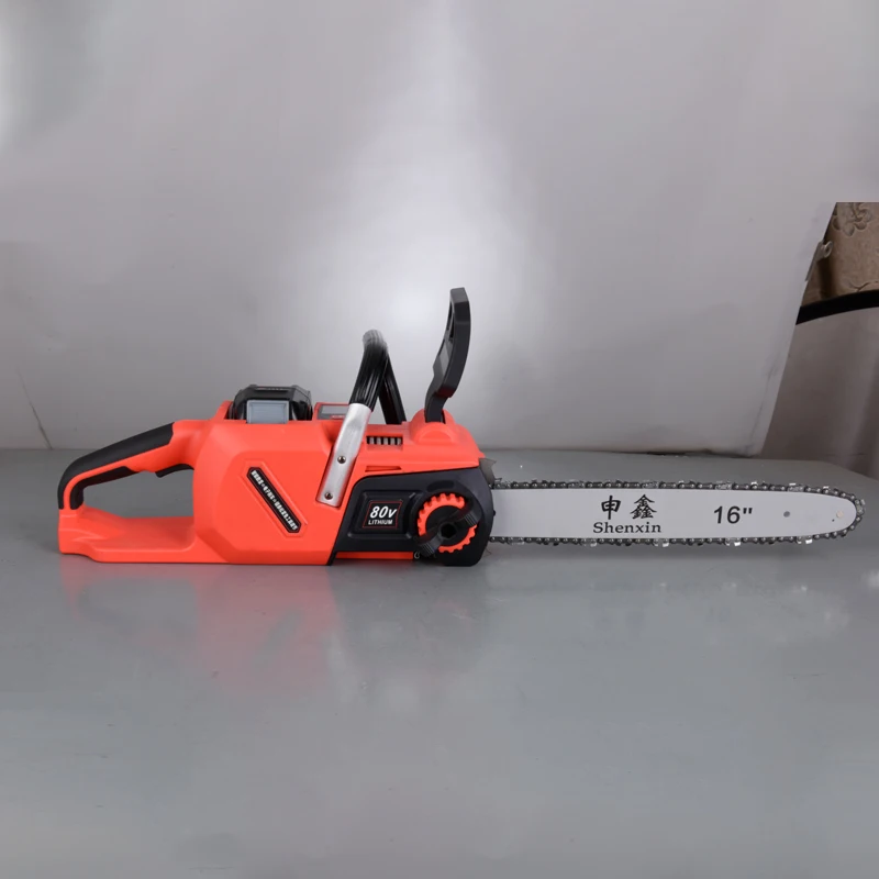16' Brushless Lith-on Chainsaw Electric Powered Rechargeable Chainsaw