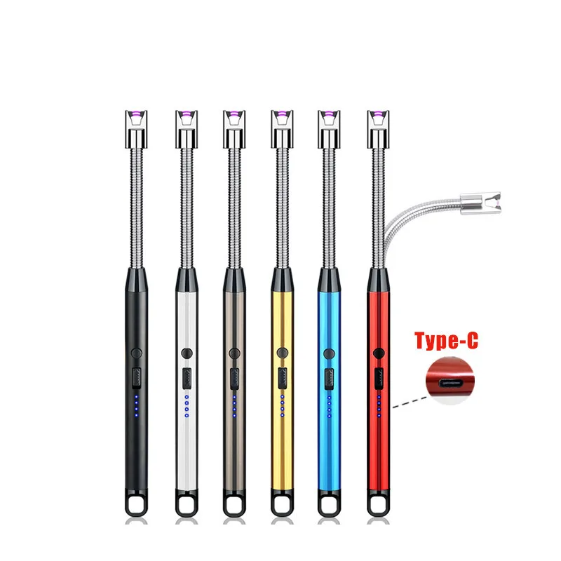 High Quality Custom Long Stick Plasma Candle Lighter/electric Bbq Lighter/usb Arc Kitchen Lighter