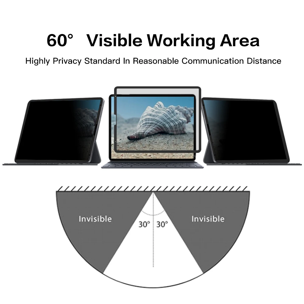 LFD213 Privacy filter removable privacy film tablet screen protector for iPad Pro 11inch table Smartfon pc screen protector