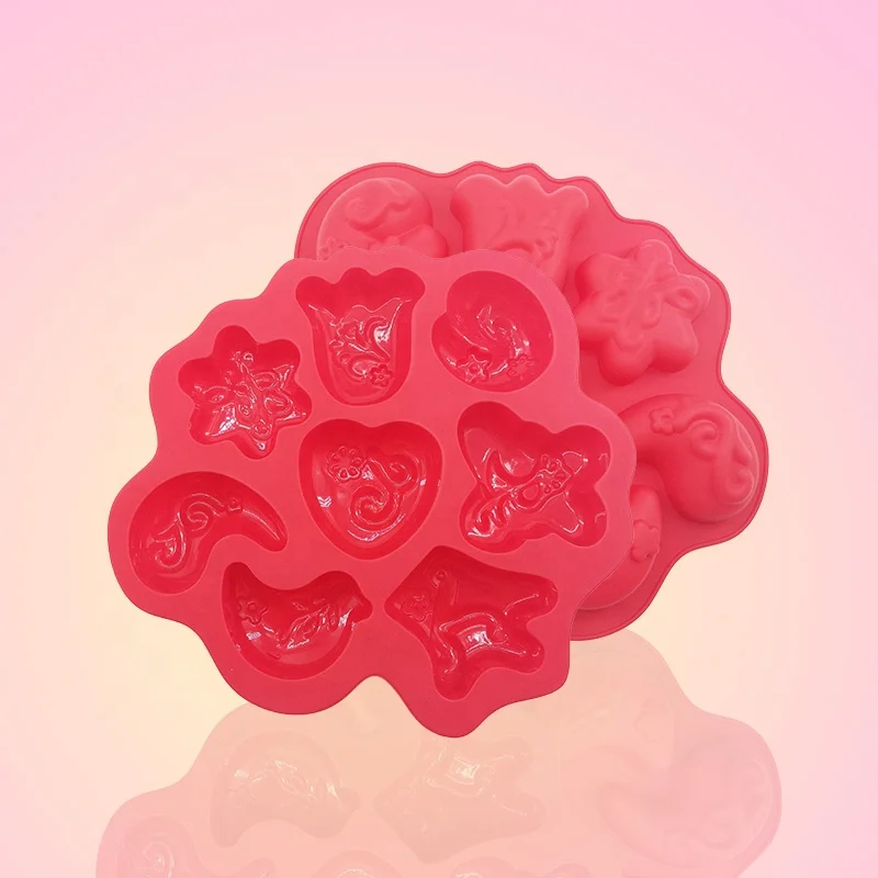 Amazon Hot Selling Muffin Making Cake 3D Silicone Cake Molds for Decorating