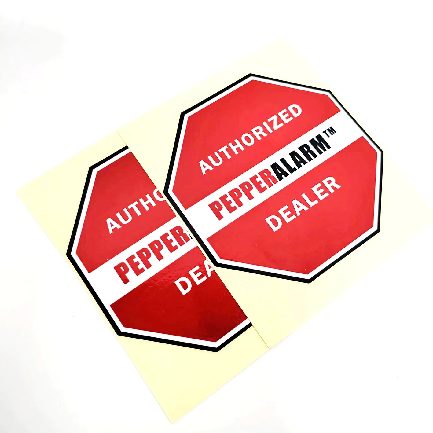 Custiom printed double sided adhesive vinyl sticker removable waterproof window glass decal stickers