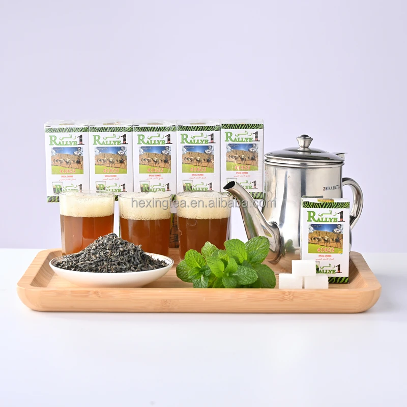 
China 41022 Aaaa Te 41022aaa Flecha Quality Extra Chunmee Quality Chunme El Marwan 25g Extract Leaves Chinese Green Tea 