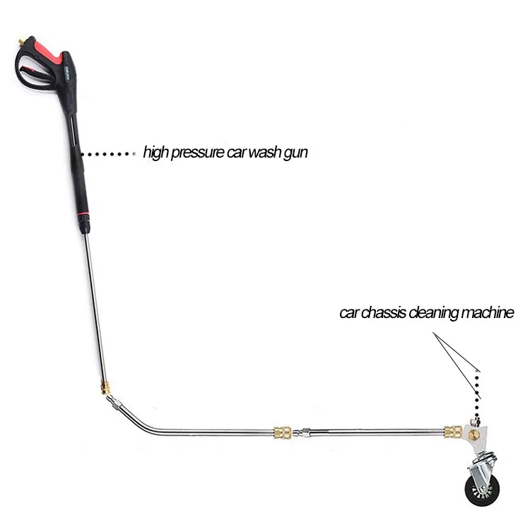 
Ting Ao Auto 4 Nozzle car washing bottom cleaner water gun deep cleaning 