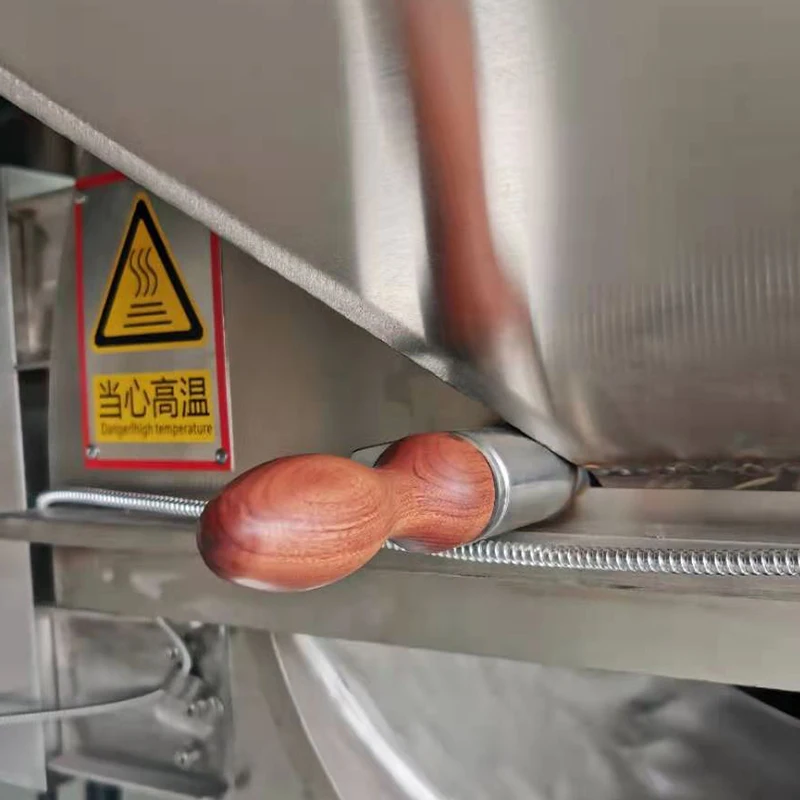 Automatic cocoa roasting machine auto industrial roasted peanuts roaster oven making equipment factory price for sale