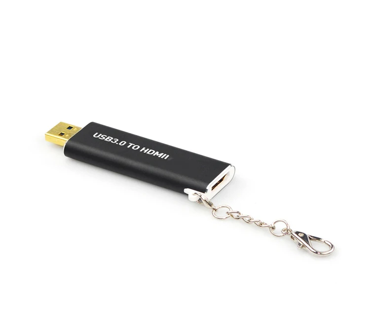 USB to HD+MI Adapter 1080P HD Audio Video Cable Converter USB 3.0/2.0 to HD+MI for Multiple Monitors