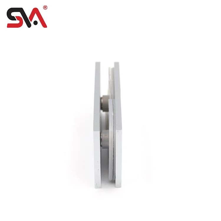 Provide DDP Transportation Door Clamp China Wholesale Bathroom Clip SVA-028 Brass Mirror 180 Degree Shower Pivot Door Clamp