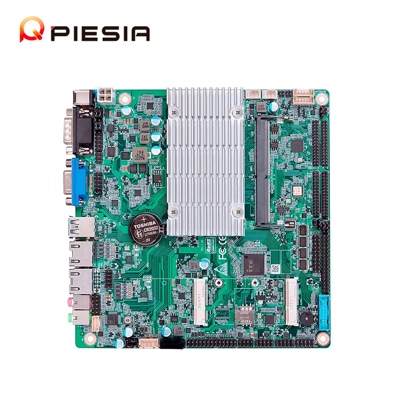Материнская плата Piesia POS 1 LAN 6 Com J4125 DDR4 LVDS VGA X86 безвентиляторная Встроенная промышленная мини-плата ITX