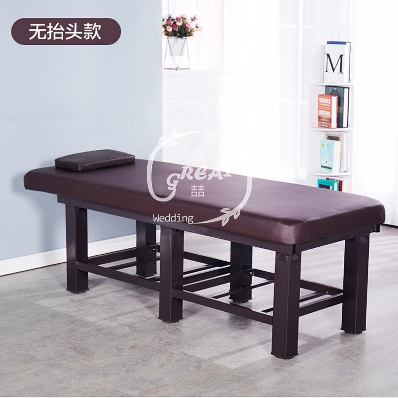 Modern Beauty Nail Equipment Facial Lash Bed Pink Cheap Manual Massage Table & Bed