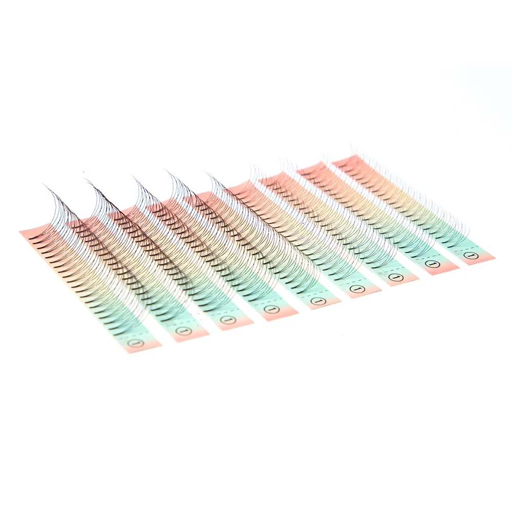 Wholesale pre made eyelash extension fanned 5d 6d 3d eyelash extension easy fans mega volume Lashes premade fans Lash extensions