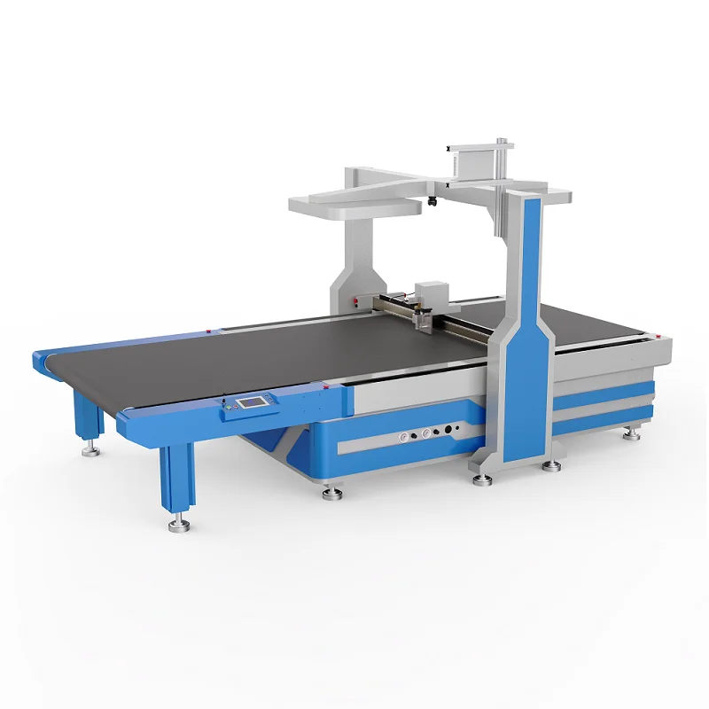 Durable oscillating knife cnc cutting machine digital cutting machine clothes manufacturing digital label cutter