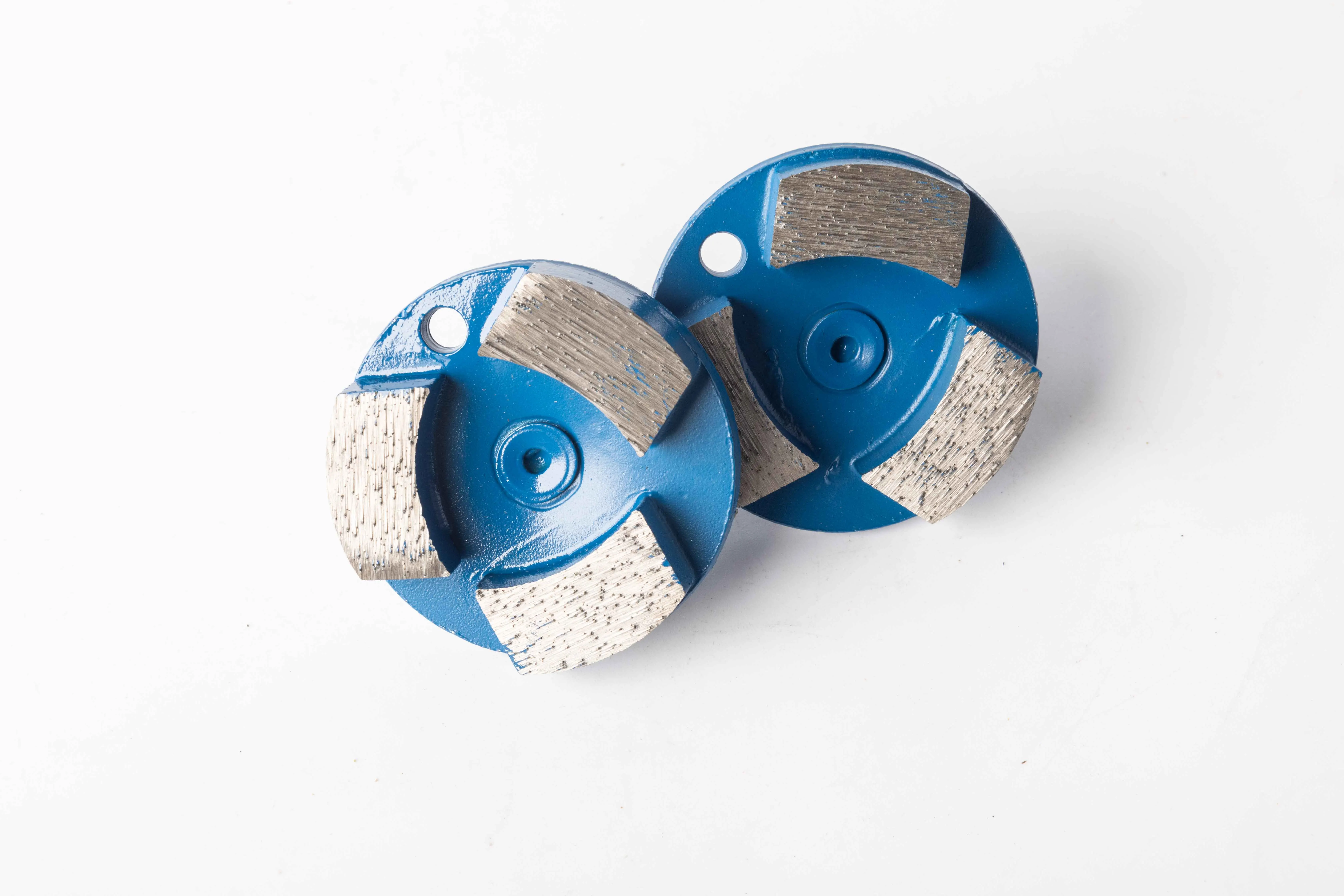 High Efficiency 3 Inch Diamond Grind Concrete Grinding Discs Pad Round Bar Segment Concrete Grinding Tools Abrasive