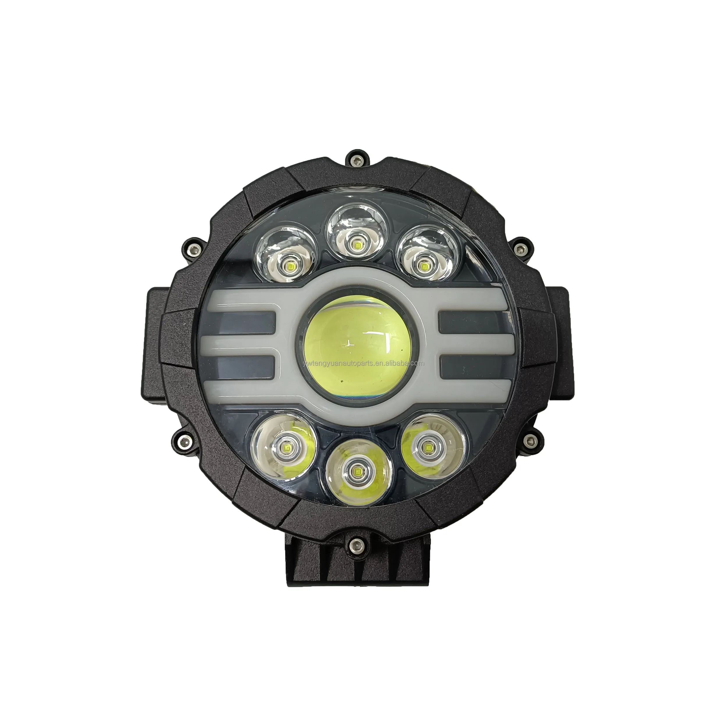 2021  Wholesale yellow white light Cars Driving Lamp IP67 7 Inch Round LED working light for Trucks with high quality