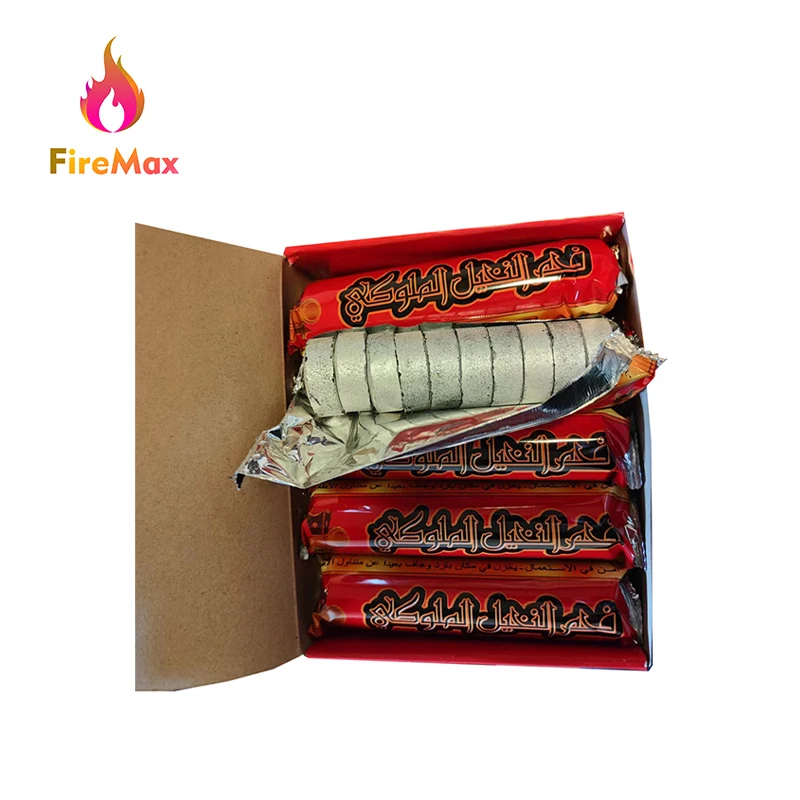 FireMax Incense Shisha Charcoal Quick Light Fruitwood Round Hookah Charcoal Tablets