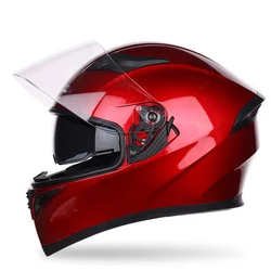 Low Price Autumn Winter Double Glasses Up Full Face Comfortable Liner Motorcycle Helmet