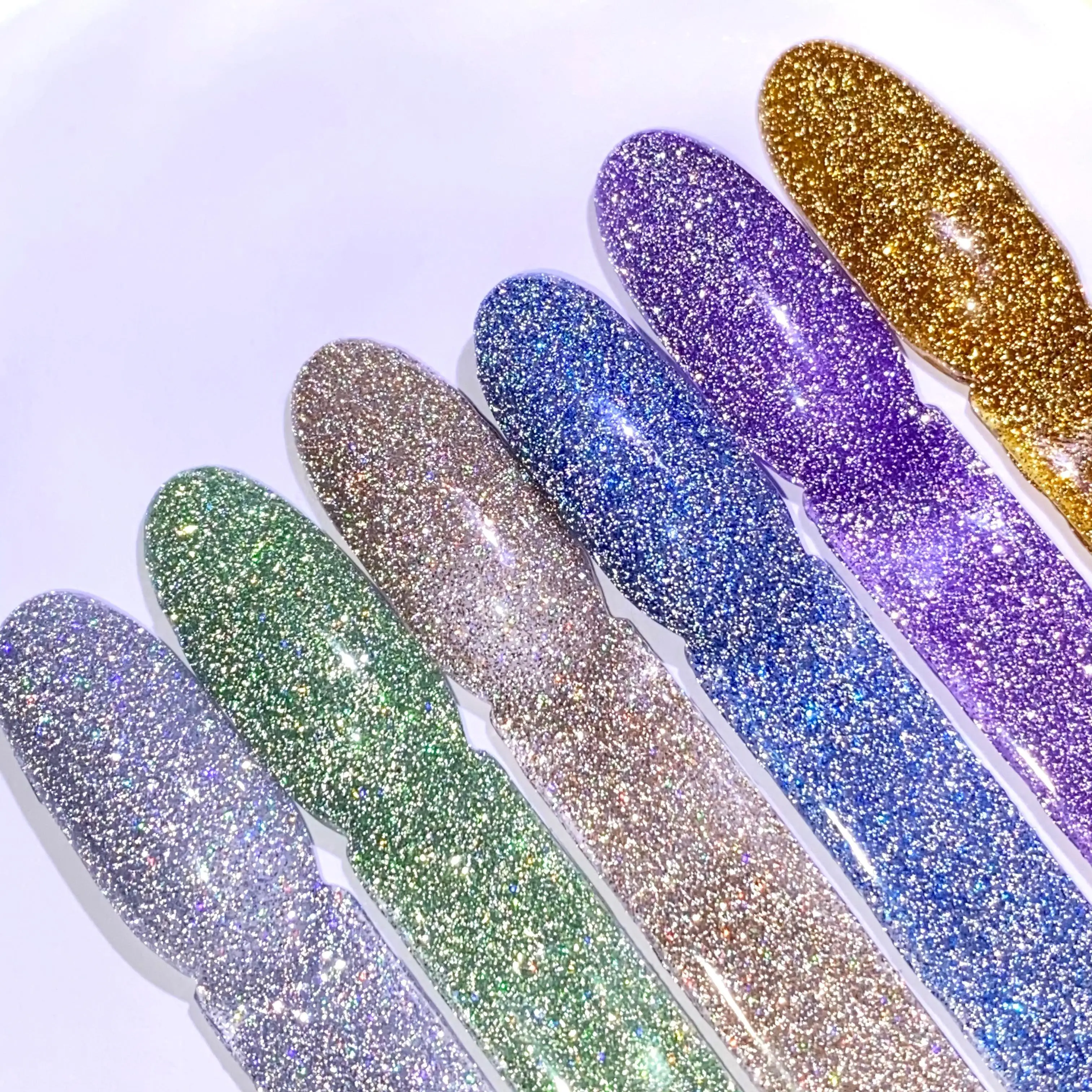 Factory direct price Flashing Disco Gel Polish Glitter Reflective Uv Gel Polish Flashing Disco manufacturer in china