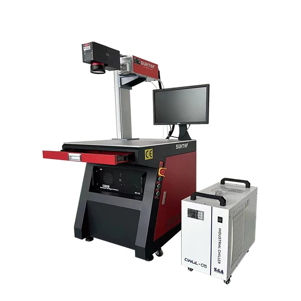 3D uv laser marking machine 3W/5W/10W/15W/20W laser marking machines for wood, leather, plastic, metal and non-metal