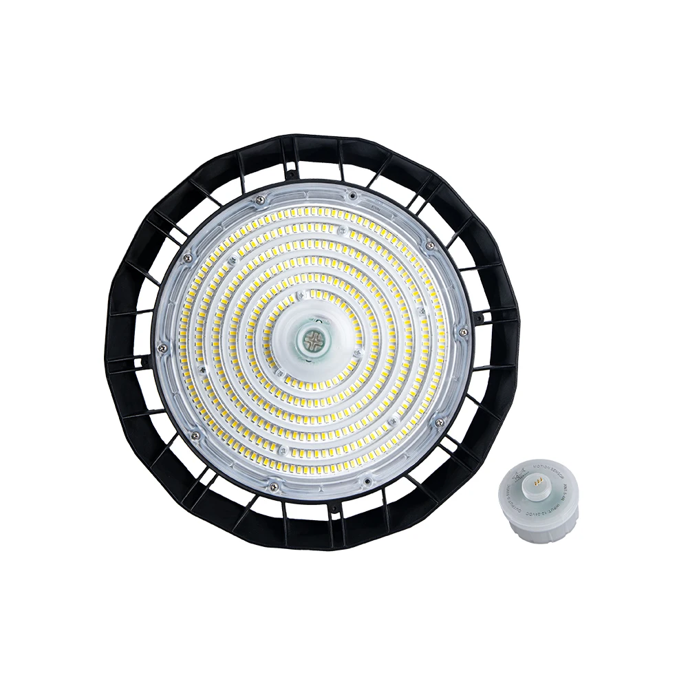 IP65 High Bay Light Multiple Power CCT Selection 100W 150W 200W 240W Warehouse 170lm/w UFO Led High Bay Light Shop light