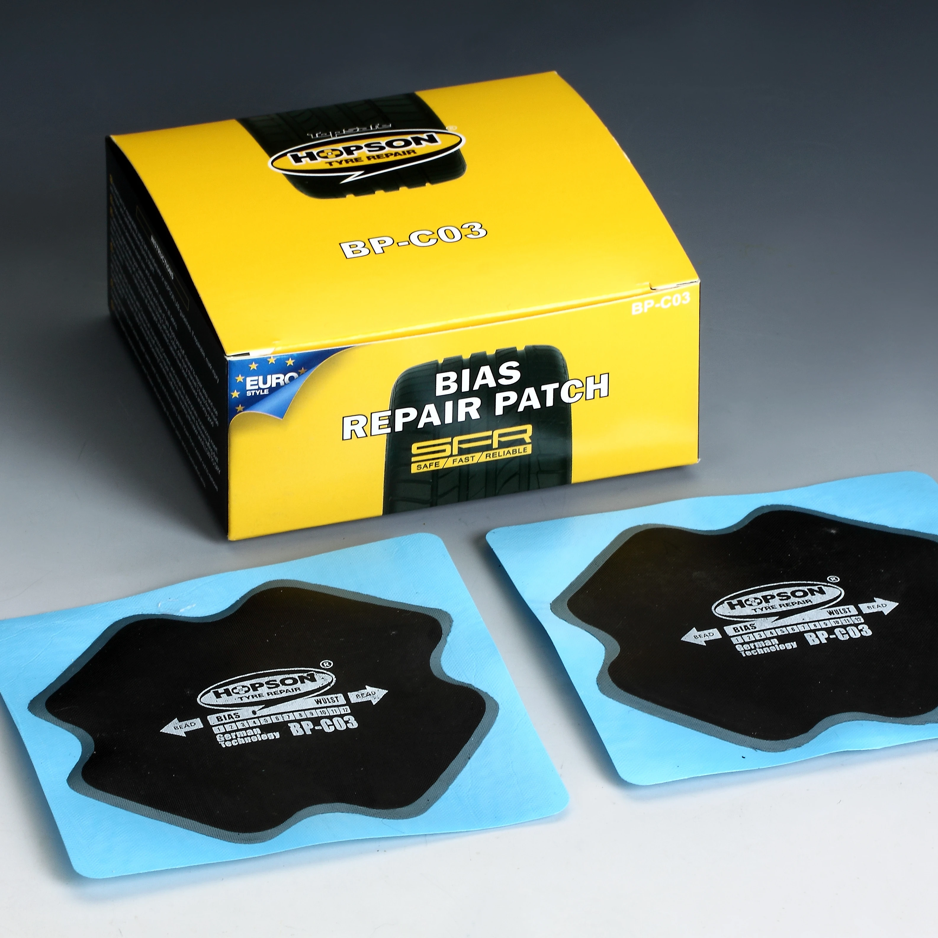 Factory Wholesale Vulcanizing Rubber Patches Bias Tire Repair Cold Patch for Car