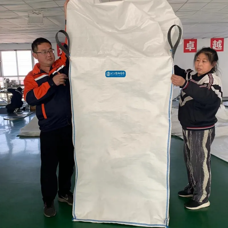 Hesheng 500kg 1000kg 1200kg 1500kg 2000kg 1 Ton 2 Tons Jumbo Bag Grain Seed Flour Salt Sugar Bean pp Big Bag